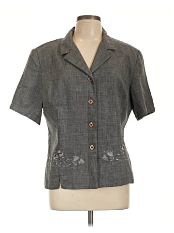 Sag Harbor Short Sleeve Blouse (view 1)