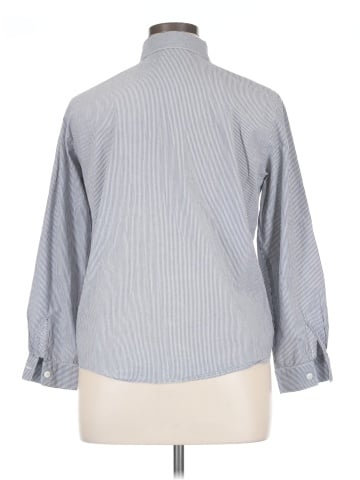 Alfred Dunner Long Sleeve Button-Down Shirt (view 2)