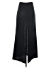 BCBGMAXAZRIA 100% Polyester Solid Black Formal Skirt Size 0 - photo 2