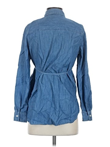 Motherhood Long Sleeve Button-Down Shirt (view 2)
