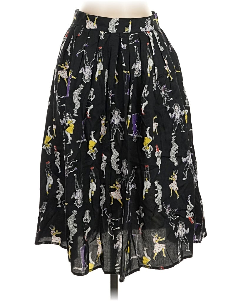 Pre-owned Modcloth Casual Skirt In Black