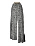 Coco Bianco Animal Print Silver Casual Pants Size L - photo 1