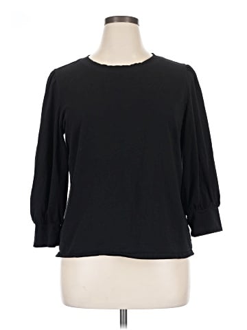 Ann Taylor Factory 3/4 Sleeve T-Shirt (view 1)