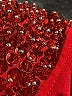 Unbranded 100% Polyester Red Cocktail Dress Size M (estimated) - photo 7