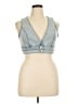Forever 21 Blue Sleeveless Blouse Size XL - photo 1