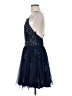 ASOS 100% Polyester Stars Blue Cocktail Dress Size 8 - photo 5
