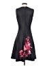 DKNY Graphic Black Cocktail Dress Size 4 - photo 2