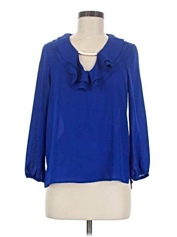 Lily White 3/4 Sleeve Blouse (view 1)
