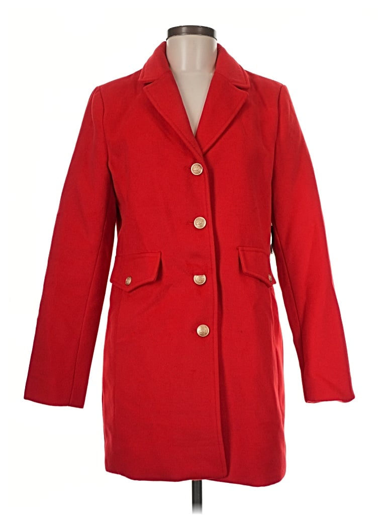 Pre-owned Boston Proper Coat In Red