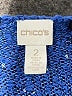 Chico's Blue Pullover Sweater Size Lg (2) - photo 7