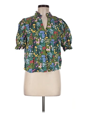 Pinch Short Sleeve Blouse (view 1)