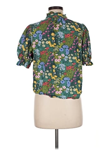Pinch Short Sleeve Blouse (view 2)