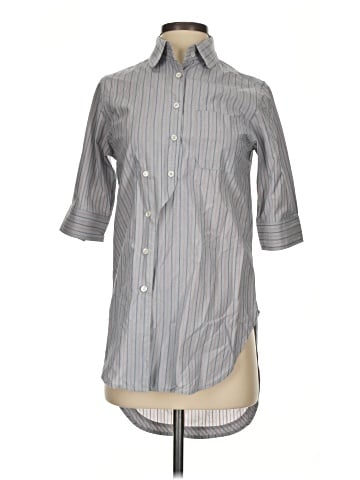 Billy Reid 3/4 Sleeve Button-Down Shirt (view 1)