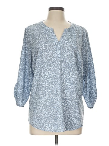 Christopher & Banks 3/4 Sleeve Blouse (view 1)