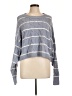 Pink Republic Stripes Gray Pullover Sweater Size L - photo 1