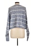 Pink Republic Stripes Gray Pullover Sweater Size L - photo 2