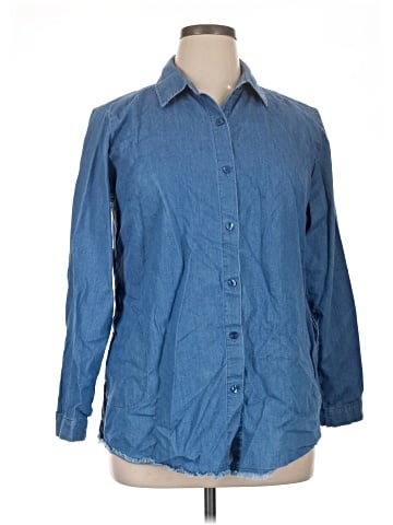 Joan Rivers Long Sleeve Button-Down Shirt (view 1)