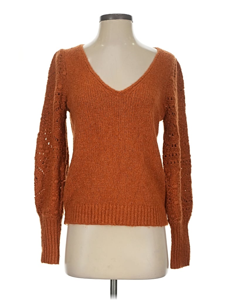 Pre-owned Sundance Pullover Sweater In Orange
