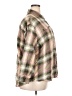 Old Navy 100% Cotton Plaid Brown Long Sleeve Button-Down Shirt Size 2X - photo 4