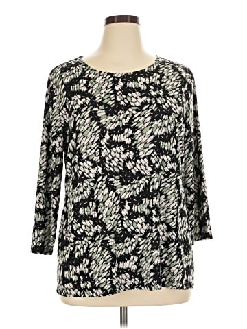 JM Collection 3/4 Sleeve Blouse (view 1)