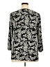JM Collection Black 3/4 Sleeve Blouse Size XL - photo 2