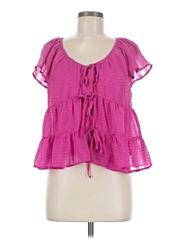 Francesca's Short Sleeve Blouse (view 1)