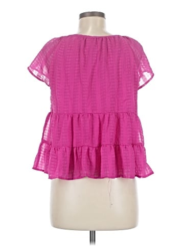 Francesca's Short Sleeve Blouse (view 2)