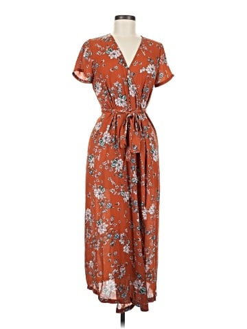 Olivaceous Casual Dress (view 1)