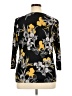 JM Collection Black 3/4 Sleeve Blouse Size XL - photo 2