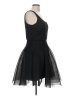Milly 100% Polyethylene Black Cocktail Dress Size 10 - photo 4