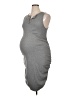 Isabel Maternity Gray Casual Dress Size XL Maternity - photo 1
