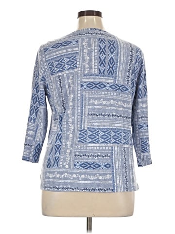 Karen Scott 3/4 Sleeve Blouse (view 2)
