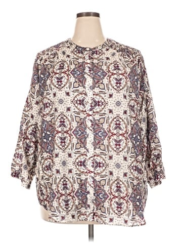 Lane Bryant 3/4 Sleeve Blouse (view 1)