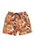Kiko & Max 100% Polyester Print Orange Board Shorts Size 3T - photo 1