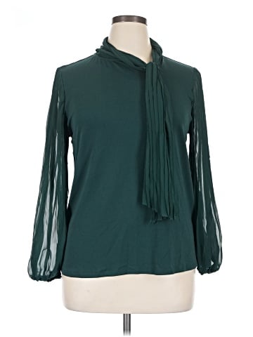 Cable & Gauge Long Sleeve Blouse (view 1)