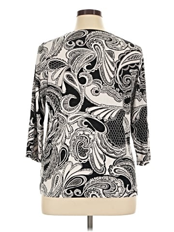 JM Collection 3/4 Sleeve Blouse (view 2)