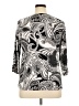 JM Collection Silver 3/4 Sleeve Blouse Size 0X - photo 2