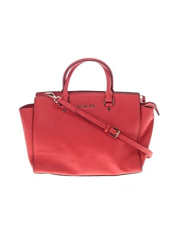 MICHAEL Michael Kors Leather Satchel (view 1)