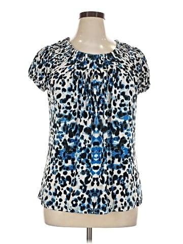 Style&Co Short Sleeve Blouse (view 1)