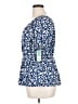 Terra & Sky Blue Short Sleeve Blouse Size 0X - photo 5