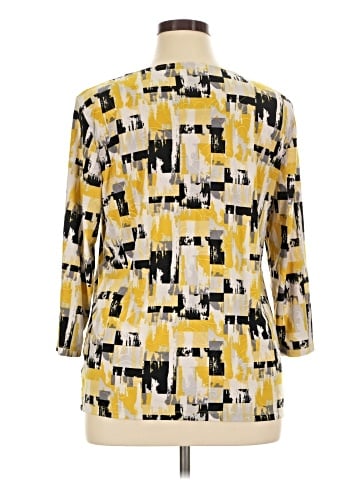 JM Collection 3/4 Sleeve Blouse (view 2)