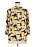JM Collection Yellow 3/4 Sleeve Blouse Size XL - photo 2