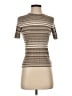 Theory 100% Wool Tan Short Sleeve Turtleneck Size S - photo 1