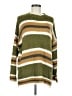 Easel Stripes Green Pullover Sweater Size M - photo 1
