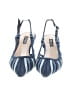 Nine West Stripes Blue Heels Size 6 - photo 2