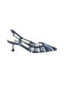 Nine West Stripes Blue Heels Size 6 - photo 1