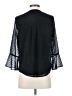 Style&Co 100% Polyester Black 3/4 Sleeve Blouse Size S (petite) - photo 2