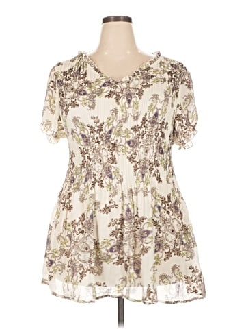 DressBarn Short Sleeve Blouse (view 1)