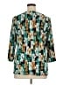 JM Collection Teal 3/4 Sleeve Blouse Size XL - photo 2