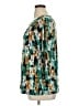 JM Collection Teal 3/4 Sleeve Blouse Size XL - photo 5
